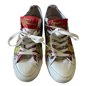 Converse Chuck Taylor DC Comics Wonder Woman men’s 6 Women's Size Low Top Shoes
